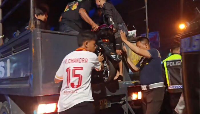 Puluhan Motor Terjaring Razia Balap Liar di Gorontalo, Pelaku Didominasi Pelajar
