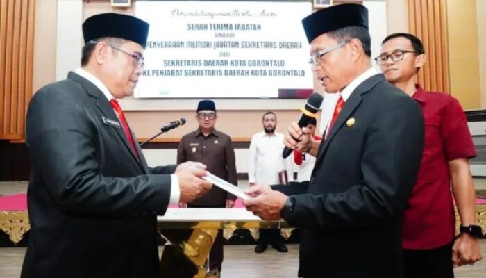 Penjabat Sekda Kota Gorontalo Nuryanto Dilantik, Ismail Madjid Purna Tugas