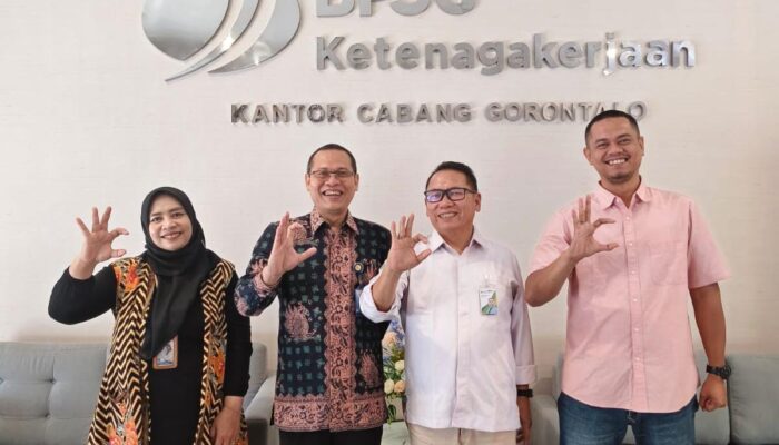 Perkuat Sinergi Dukung Sensus Ekonomi 2026, Kepala BPS Gorontalo Sambangi BPJS Ketenagakerjaan