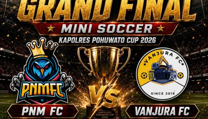 Daripada Demo, Kapolres Pohuwato Ajak Warga Nonton Final Sepak Bola PNM FC vs Vanjura FC