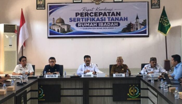 Sertifikasi Tanah Wakaf Rumah Ibadah di Bone Bolango Dipercepat