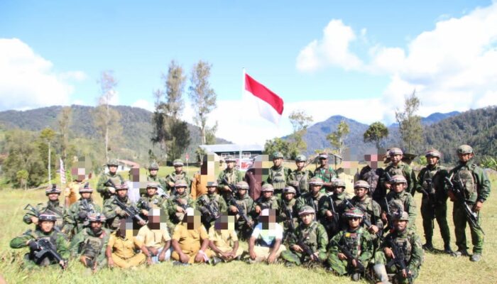 Yonif 713/ST Bawa Rasa Damai di Ugimba – Intan Jaya Usai Terisolasi 15 Tahun akibat KKB