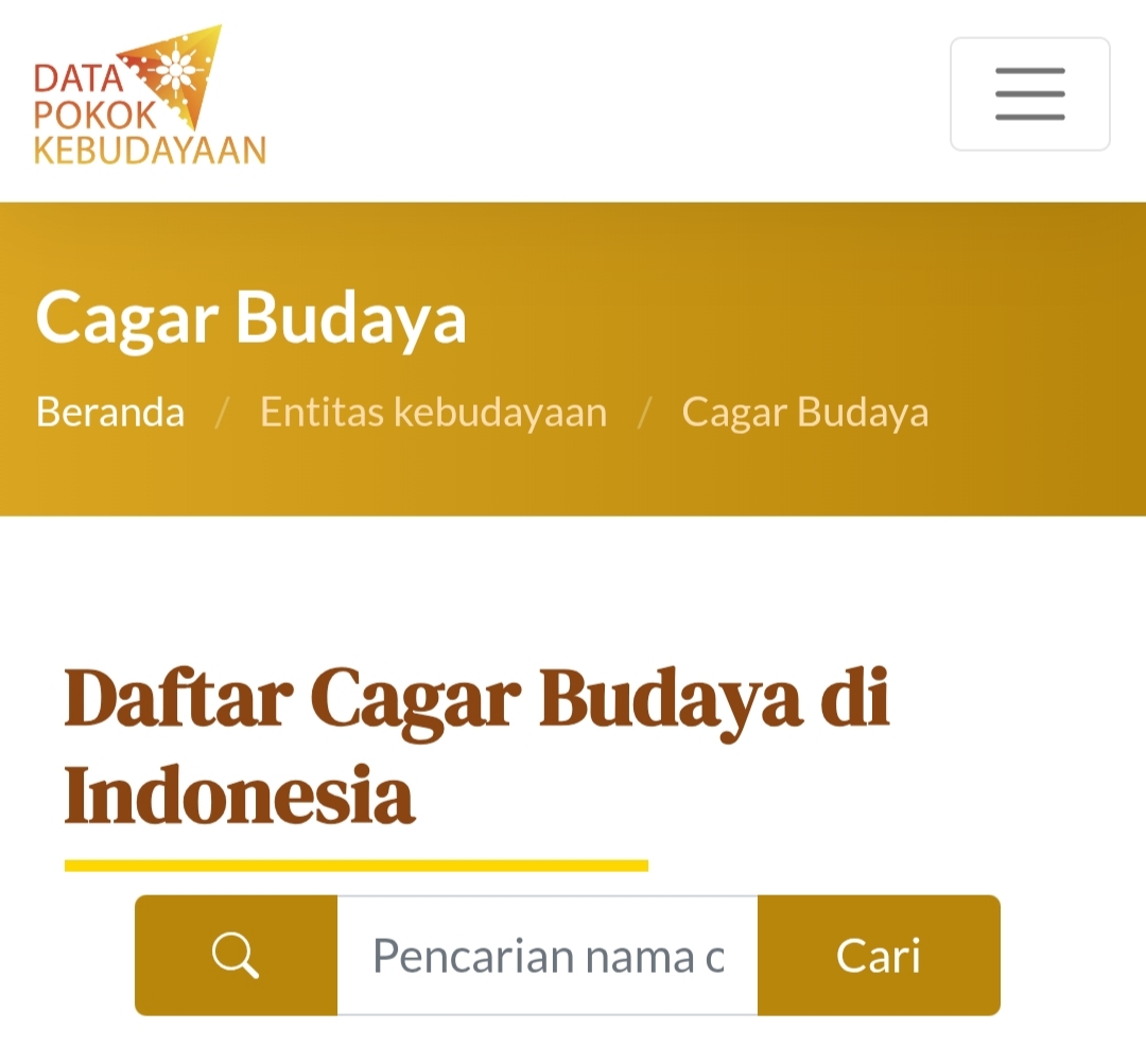 Daftar Cagar Budaya