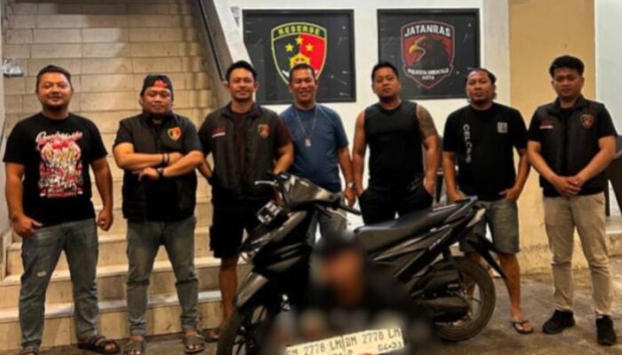 Upaya Hilangkan Jejak Gagal, Residivis Curanmor Diciduk Polresta Gorontalo Kota