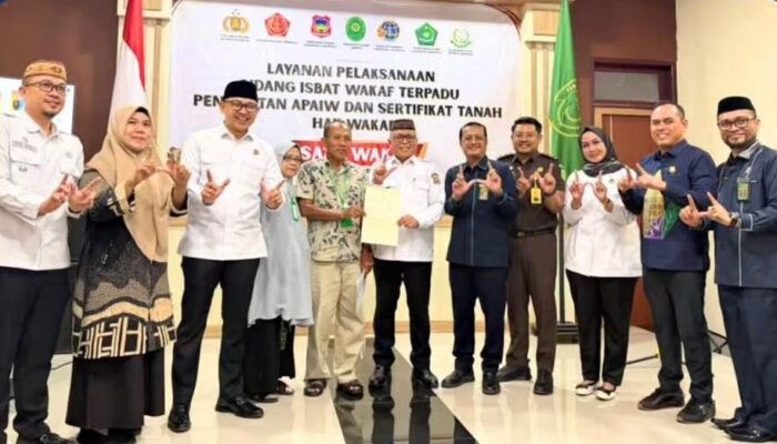 Layanan Isbat Wakaf Terpadu Digelar di Limboto, Percepat Sertifikasi Tanah Wakaf
