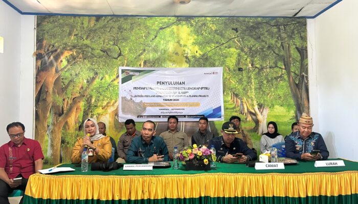 Kantor Pertanahan Kabupaten Gorontalo Gelar Penyuluhan PTSL Terintegrasi ILASPP di Tiga Desa