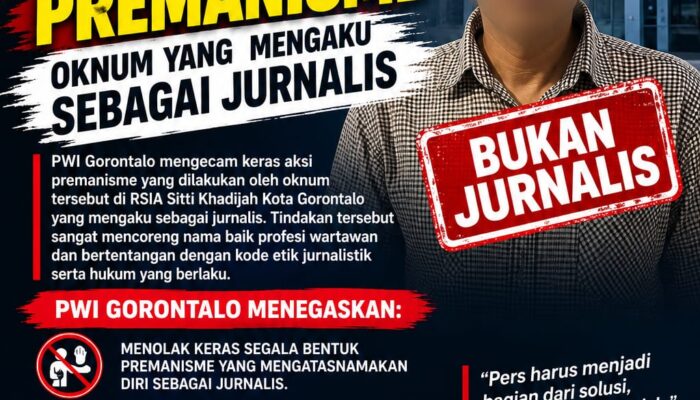 PWI Gorontalo Tegaskan Jefri Taha Belum Kantongi Sertifikat UKW di Dewan Pers