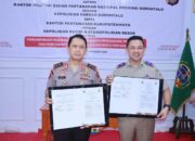 BPN Gorontalo dan Polda Gorontalo Jalin Kerja Sama dalam Pendampingan Program Pertanahan