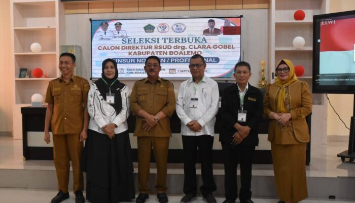 Bupati Boalemo Buka Seleksi Calon Direktur RSUD Drg. Clara Gobel