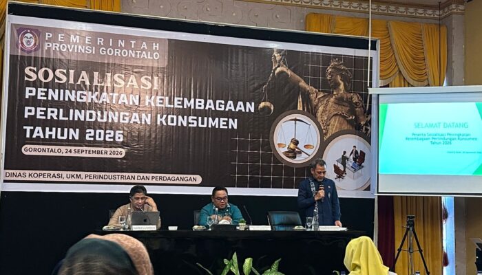 Dinas Kumperindag Gorontalo Dorong Sinergi Lintas Lembaga Tangani Sengketa Konsumen