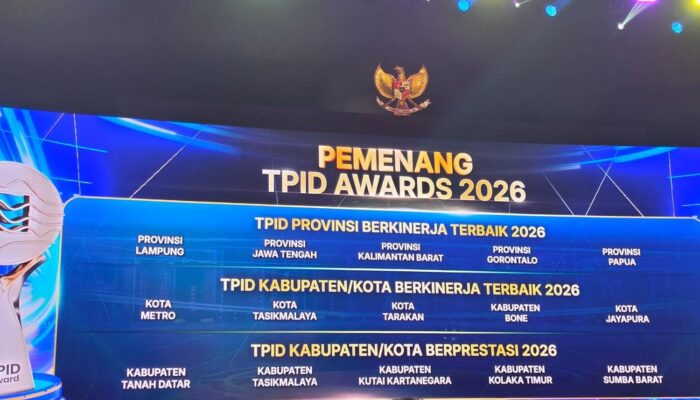 TPID Gorontalo Sabet Peringkat IV Nasional dan Terbaik Satu se-Sulawesi