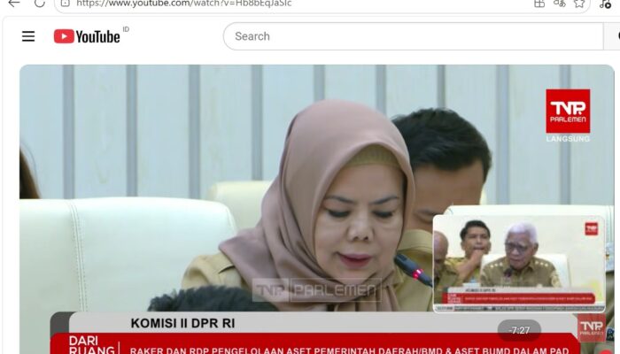 Wagub Idah Bawa Persoalan HGU Gorontalo ke Rapat Komisi II DPR RI
