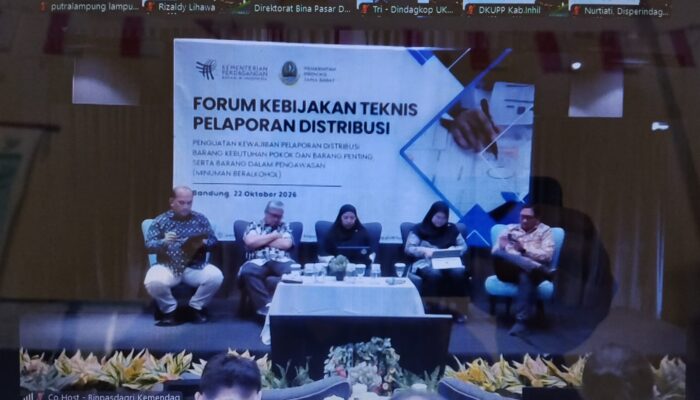 Diskumperindag Gorontalo Perkuat Pemahaman Regulasi Pelaporan Distribusi Barang