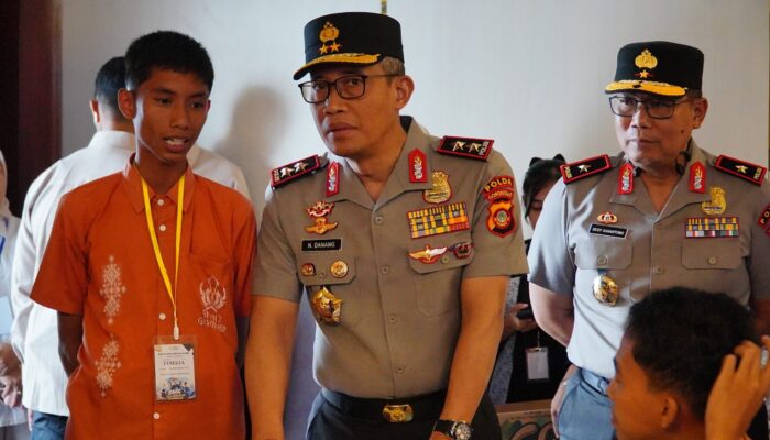 Kapolda Gorontalo Monitoring Pengamanan Kunjungan Selvi Ananda Gibran dan Rombongan SERUNI