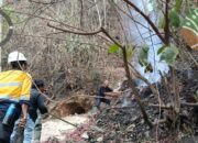 Penanganan Kebakaran di Titik Bor 18 & 19 Motomboto West, 30 Personel Diterjunkan