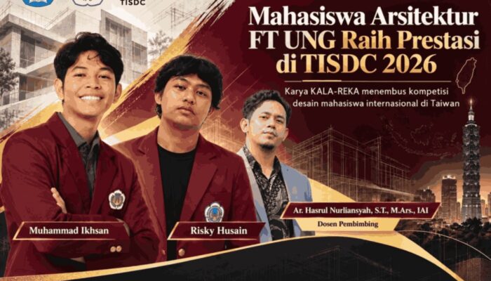 Mahasiswa UNG Ukir Prestasi Internasional Lewat Desain Hunian Pascabencana KALA-REKA
