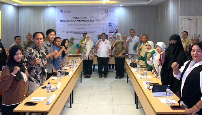 Diskumperindag Gorontalo Siapkan UMKM Tembus Pasar Dunia melalui Pelatihan Ekspor