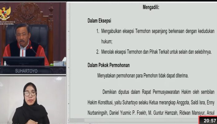 MK Nyatakan Gugatan Syarat Pendidikan Gibran Tak Dapat Diterima