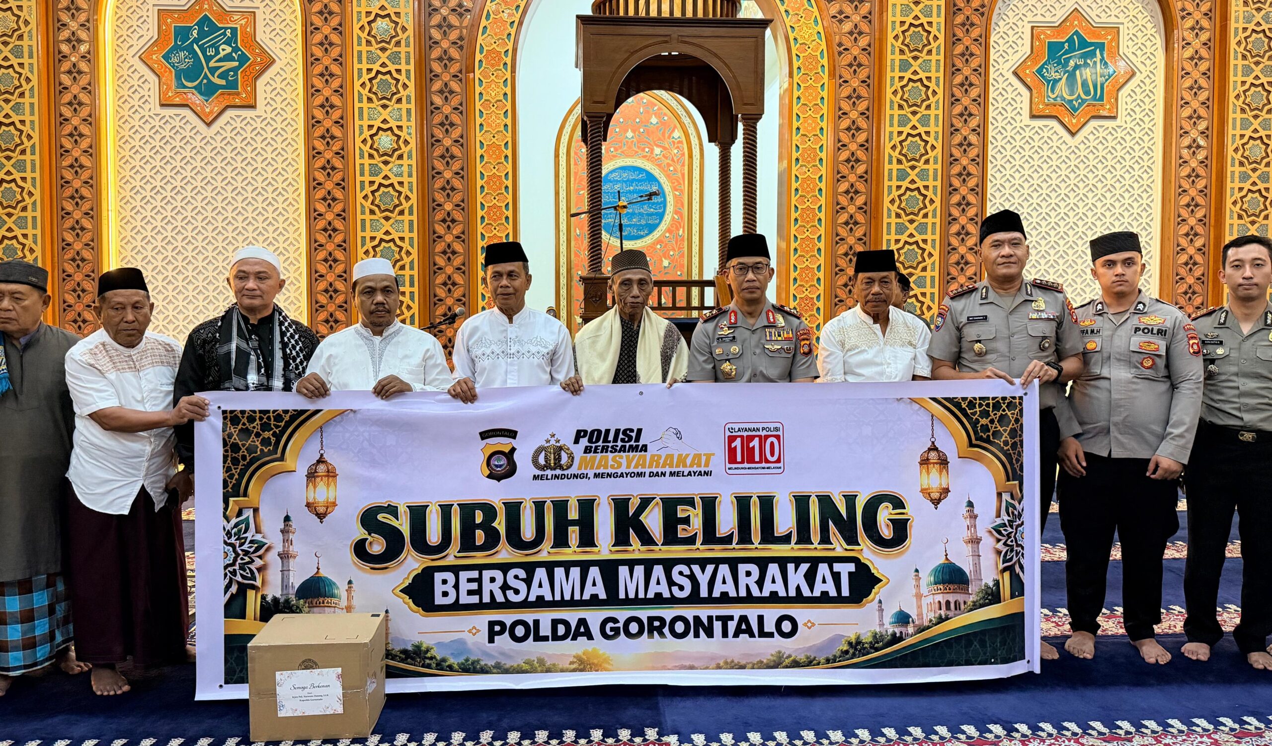 Subuh Keliling Polda Gorontalo