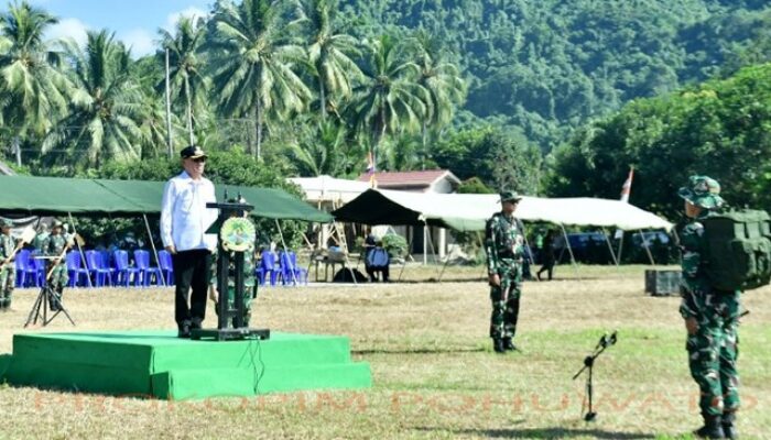 Bupati Saipul Apresiasi Komitmen TNI Bangun Desa di Pohuwato
